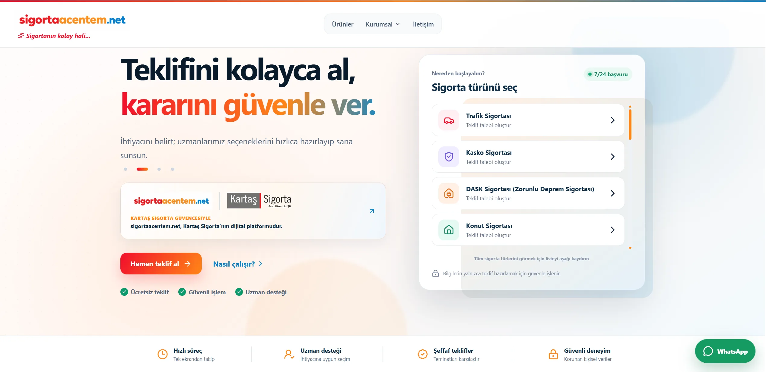 sigortaacentem.net ana sayfa ekran görüntüsü